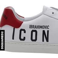 DSQUARED2/D2 Power Spring Summer Sneakers IBRA Series Youth Popular White Shoes