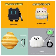 【Stock Ready】Case for Anker Soundcore Liberty 4NC Carton Silicone Earphone Soft Cover with Hook