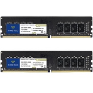 Timetec 64GB KIT(2x32GB) DDR4 2666MHz PC4-21300 Non-ECC Unbuffered 1.2V CL19 2Rx8 Dual Rank 288 Pin