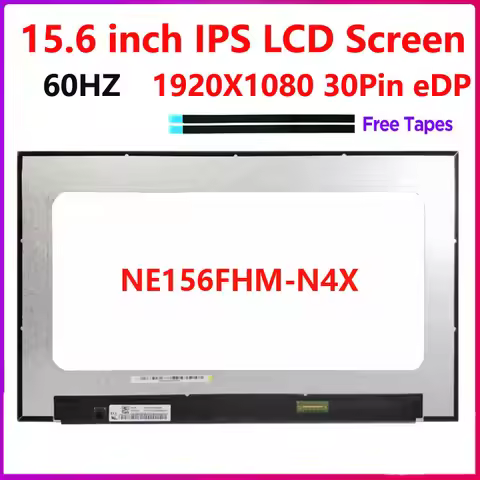 15.6-inch Laptop LCD Screen NE156FHM-N4X for Dell OEM Latitude 5520 5521 5530 Display Panel isplay M