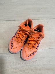 Adidas F50 橙色幼童硬地足球鞋29碼