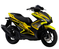 Striping Premium Aerox 155 Lorenzo bumble bee kuning hiu shark