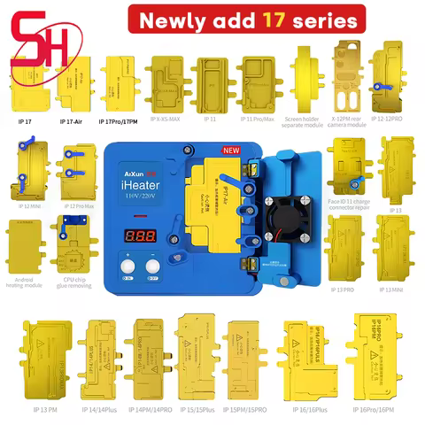 AiXun iHeater Pro Pre-heating Station for iPhone X-17Pro Max Android CPU Chip Degumming Motherboard 