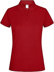 Women's Ps160w-bogan Polo Mujer Manga Corta Colour Red Talla M Short Sleeve Polo Shirts, Red, Medium