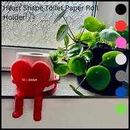 TZ3DESIGN Heart Shape Toilet Paper Roll Holder [High Quality] D0029