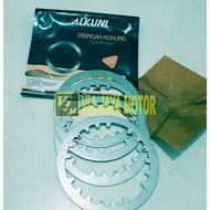 VJM 1 SET 4 PCS RACING CLUTCH PLATE IRON SPOTS YAMAHA FR80 FR 80 FR 80 N FR80N MIKUNI HIGH QUALITY