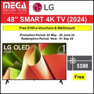 LG OLED48B4PSA 48" OLED 4K SMART TV / FREE $100 GROCERY VOUCHER