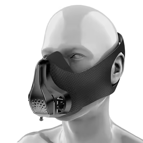 Sports Mask Adjustable 48 Levels Breathing Air Resistance Exercise Running Fitness Mask Fitness Exer