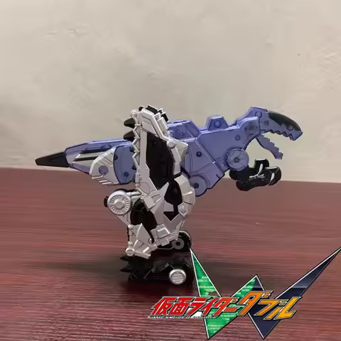 Kamen Rider W Trigger/Skull Magnum Set Auto-Popping Fang Memory w/ Dino Eyes LED Sound CSM-Style Rol