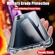 For OnePlus Nord N200 5G DE2117 DE2118 Flexible Clear Liquid Silicone Anti-Yellowing Back Cover with