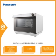 Panasonic 31L Steam Convection Cubie Oven 70 Auto Menu Programmes NU-SC280W SC280WMPQ Ketuhar