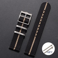 Nylon Military Strap for Seiko 20mm 22mm for Tudor Woven Canvas Fabric Watch Band for Omega for Casi