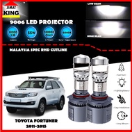 TOYOTA FORTUNER 2011 - 2015 LED Headlight Lampu LED Kereta Car LED Mini Projector 9006 LED Headlight