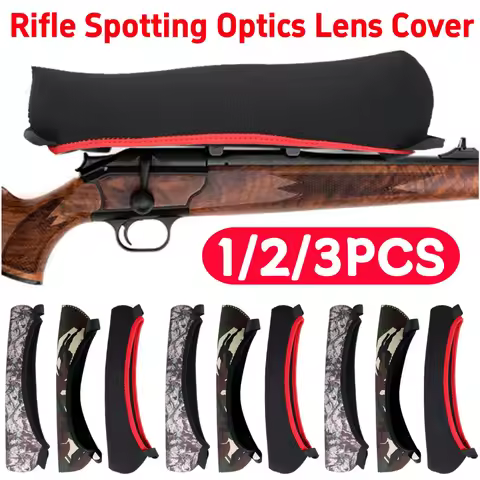 Neoprene Scope Cover Dustproof Outdoor Hunting Gun Scope Cover Protective Cover Rifle Scope Cover Ca
