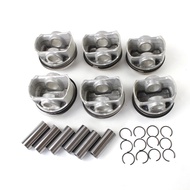 Piston&Ring Set For VW Touareg AUDI A6 A8 Q7 3.0T Piston Assembly with 06E107065DM 06E107066DM 028PI