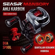 REEL Baitcasting Seasir Mansory 11+1BB 2 Spool – Max Drag 8.5KG, Gear Ratio 7.3:1