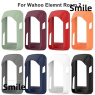 SMILE  Cover, Anti-collision Shell Silicone Protector, Soft Bumper Silicone Accessories Screen Protector for Wahoo Elemnt Roam 2 Bicycle Computer