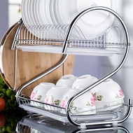 Stainless steel kitchen shelves fall dish rack dish drop dish rack dish drain Rack storage shelf dis