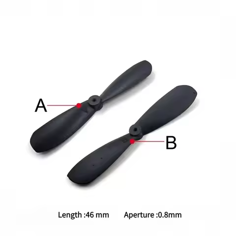 AB Props 46mm Propeller Technical Creative Airplane Special Nylon Propellers for 0.8mm Shaft Coreles