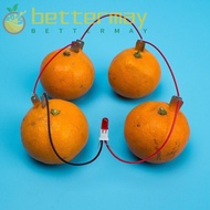 BETTER-MAYSHOW Fruit Battery Science Experiment Kit, Potato Powered STEM Experiment Kit Electricity 