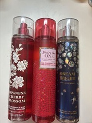 Bath & Body Works 香水噴霧 Japanese cherry blossom/ you’re the one/ dream bright