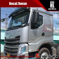 Tem champion asean dán xe tải Chenglong. Tem dán xe đầu kéo Chenglong