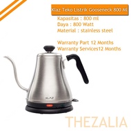 Klaz Gooseneck Electric Kettle 800 Ml / Gooseneck shaped krissbow electric kettle