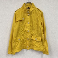 Eddie Bauer 尼龍夾克，黃色，XL 碼，古著。