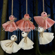 Halloween Ghost Hanging Ornaments About 7cm Hanging Ghost Tree Decoration Wall Pendant Doll Velvet G