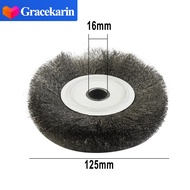 Gracekarin For Bench Grinder Rust Removal 125mm Crimped Stainless Steel Wire Wheels Brush Free shipping