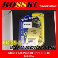 KRISS CDI 100% ORI ESPADA RACING CDI UNIT GOLD FOR MODENAS KRISS 110 KRISS110 USE BOSSKU 22590