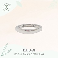 [Kedai Emas Gemilang] 2002050  Platinum Ring (19) (6.97G) [950 Platinum]