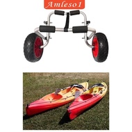 [Amleso1] Kayak Cart with Airless Tires Boat Sturdy Paddleboard Canoe Beach Cart