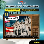 Evotech High-Quality Austria Live TV Streaming Media Player 4K Support - Universal Plug Durable & Re