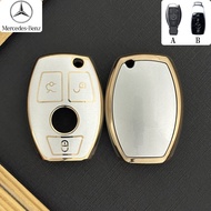 New Design Car Remote Key Case Holder Keychain Protector For Mercedes-Benz A/E/C/S/G/GLC/Class/E200/