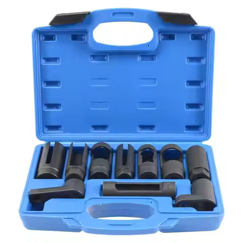 TBTOOLS Oxygen Sensor Socket Removal Tool Set of 10 Wrenches, 1/2 Inch Driver 7/8 Inch (22mm), 27mm,