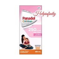 Panadol Children 250mg/5ml Paracetamol Suspension 1 year+ Generally to Relieve Fever Pain