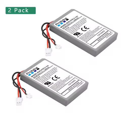 2 Pcs 2000mAh Rechargeable Battery With USB Charging Cable for Sony PS4 Wireless Controller Li-Ion L