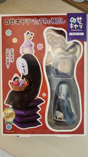 吉卜力 神隱少女 無臉男造型堆疊公仔組合