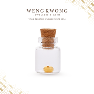 WENG KWONG 1g 999 Pure Gold Gold Bean 足金实心小金豆 (1P0171)