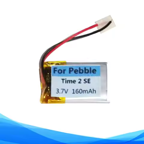 Original Replaces 130mAh LSSP441522AE Battery For Pebble Time 2 SE Watch Batterie Accumulator AKKU