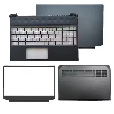 For Pavilion Gaming 15 15-EC 15-EC0013DX TPN-Q229 Laptop LCD Back Cover Front Bezel Palmrest Bottom 