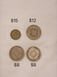 澳門 硬幣 舊錢幣 1952 1968 1988年 葡萄牙伍毫 壹圓 伍圓 macau $0.5 $1 $5葡幣