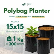 Polybag 15x15 1 Kg Thick Polybag for Seedling Plants
