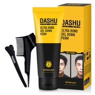 [Dashu] For Men Ultra Bond Gel Down Perm 100ml + Brush Comb + Tongs + Gloves + Perm, 100ml, 1 piece