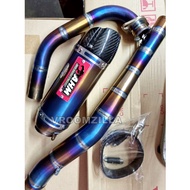 AHM TITANIUM M3 35mm SZR LC135 4S 5S 100% ORIGINAL LC4S LC5S OPEN EXHAUST 35-38-51mm