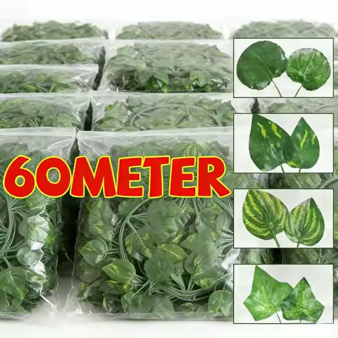 Artificial Ivy Fake Vines Ivy Garland Greenery Garland Fake Hanging Plant Vines Aesthetic Green Leav