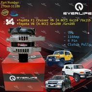 {27060-31180} Alternator Toyota 4Runner V6 Grn285 / 280 [4.0CC] / Toyota Fj Cruiser V6 Gsj15 / 10 [4