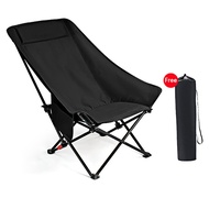 Outdoor Camping Chair Foldable Moon Chair for Fishing Picnic Hiking Lightweight Campaign Chair