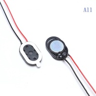All 2 Pieces 8Ω 1W 1510 Speaker Oval Loudspeaker Driving Record Phone Speaker 1015 SNR 100 dB 8 ohms